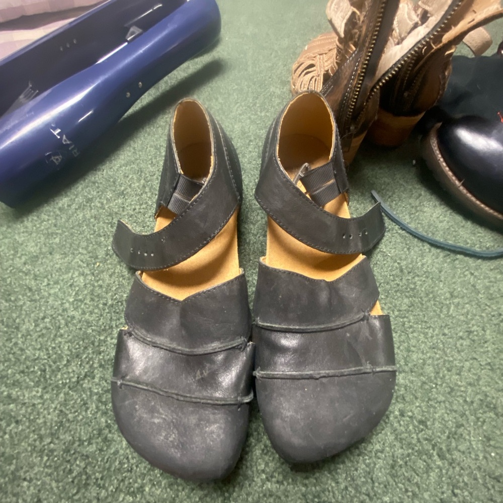 John Fluevog Black Flats